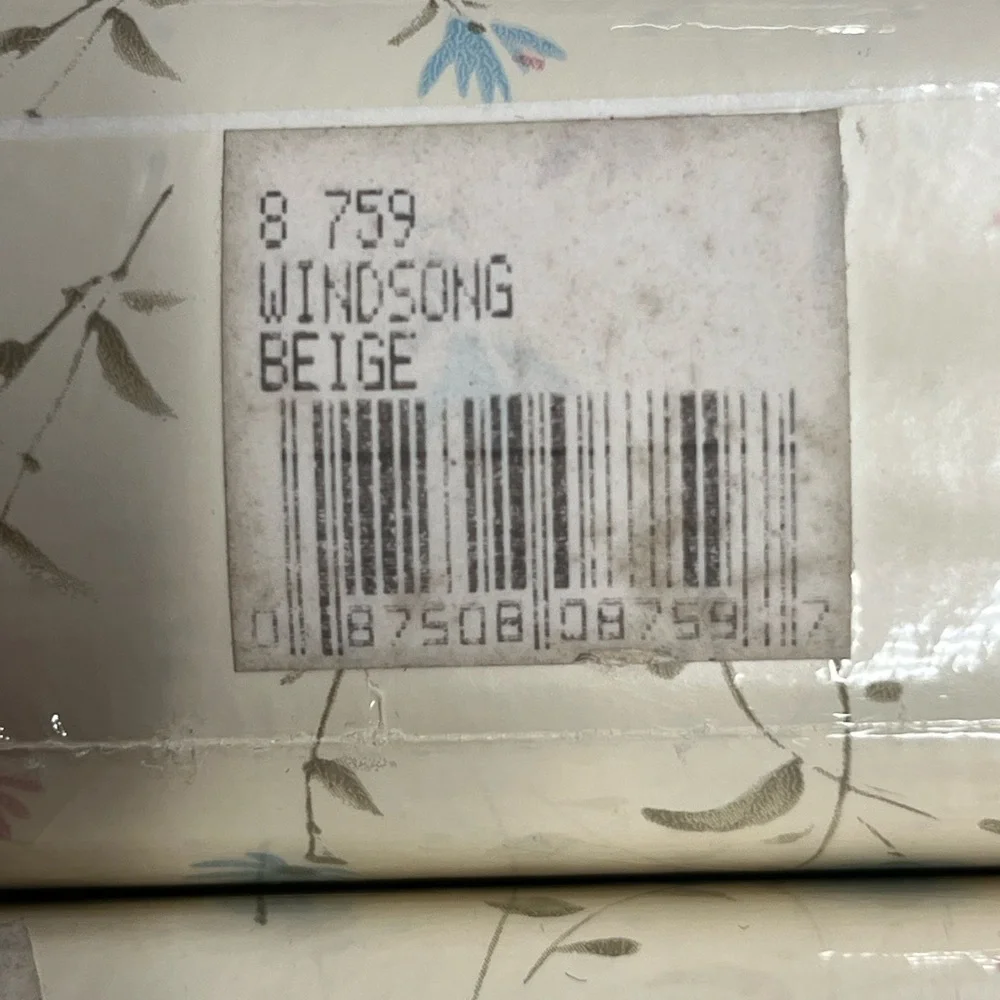 2 Magic Cover Shelf Liners, Vinyl/Adhesive: Windsong Beige. 8 YARDS x 18” Wide